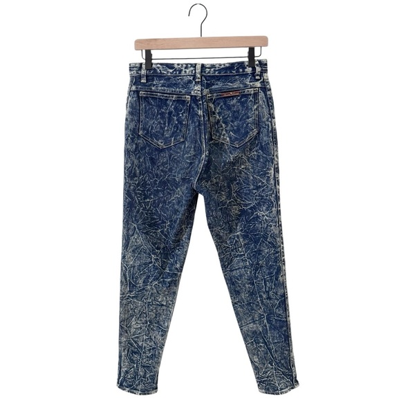 Vintage 80s Acid Wash High-Waisted Jeans Size 13 - Picture 5 of 8